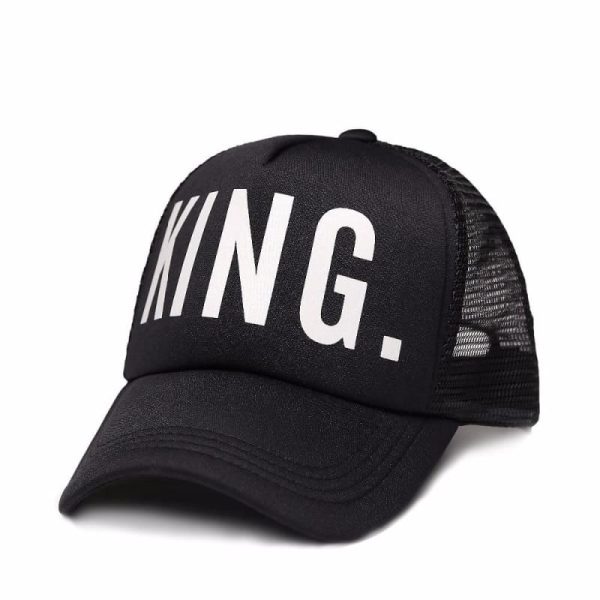 Casquette Vintage  King Queen Couple Im Angebot – Bild 4