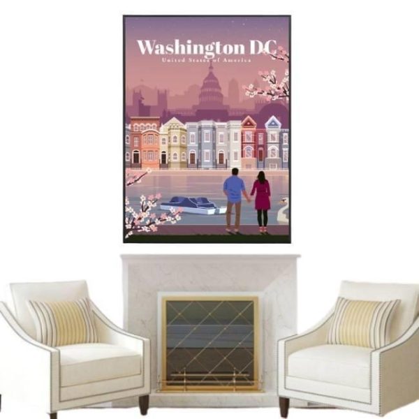 Tableau Vintage  De Washington Schn?ppchen