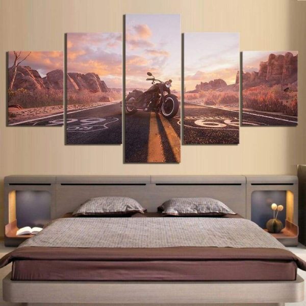 Tableau Vintage Déco Route 66 Décoration Murale Verkauf – Bild 5