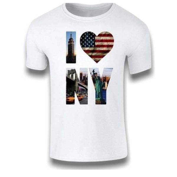 T-Shirt Vintage  I Love New York Vintage Online-Verkauf