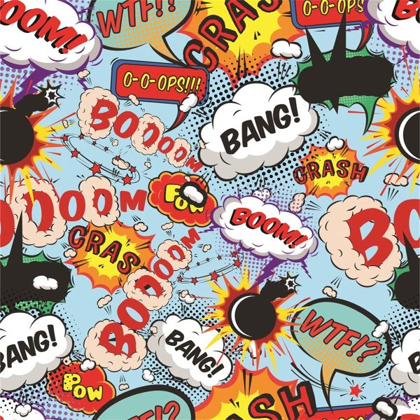 Toile de fond décors de graffiti de super héros pour la phoo de bébé Online-Verkauf – Bild 2