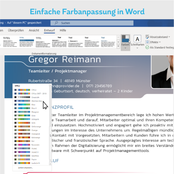 Bewerbungsvorlage Teamleitung Online-Schn?ppchen – Bild 5