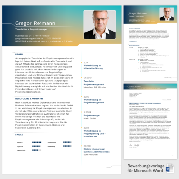 Bewerbungsvorlage Teamleitung Online-Schn?ppchen